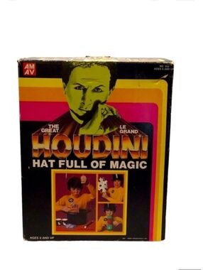 🦄 Vintage Houdini Hat Full Of Magic Kit